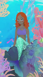 Load and play video in Gallery viewer, Digital download Live2d animated and tracked mermaid tail assets / items
