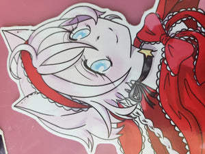 Magical Princess Sky red ridding hood fairytale sticker 4 inch waterproof vinyl sticker