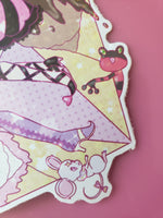 Load image into Gallery viewer, Sugar Sugar Rune icecream Chocolate and Vanilla sticker 4 inch waterproof vinyl sticker
