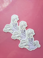 Load image into Gallery viewer, Vinyl sticker Lady Amalthea The Last Uniciorn 3 inch
