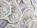 Load image into Gallery viewer, Vinyl sticker Lady Amalthea The Last Uniciorn 3 inch
