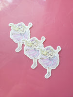 Load image into Gallery viewer, Vinyl sticker Barbie as Odette from Swanlake ballerina 2 inch

