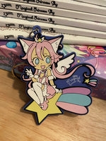 Load image into Gallery viewer, Magical Princess 3 inch PVC charm Keychain

