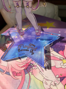 5 inch acrylic standee of VTuber and original manga character Magical Princess Sky