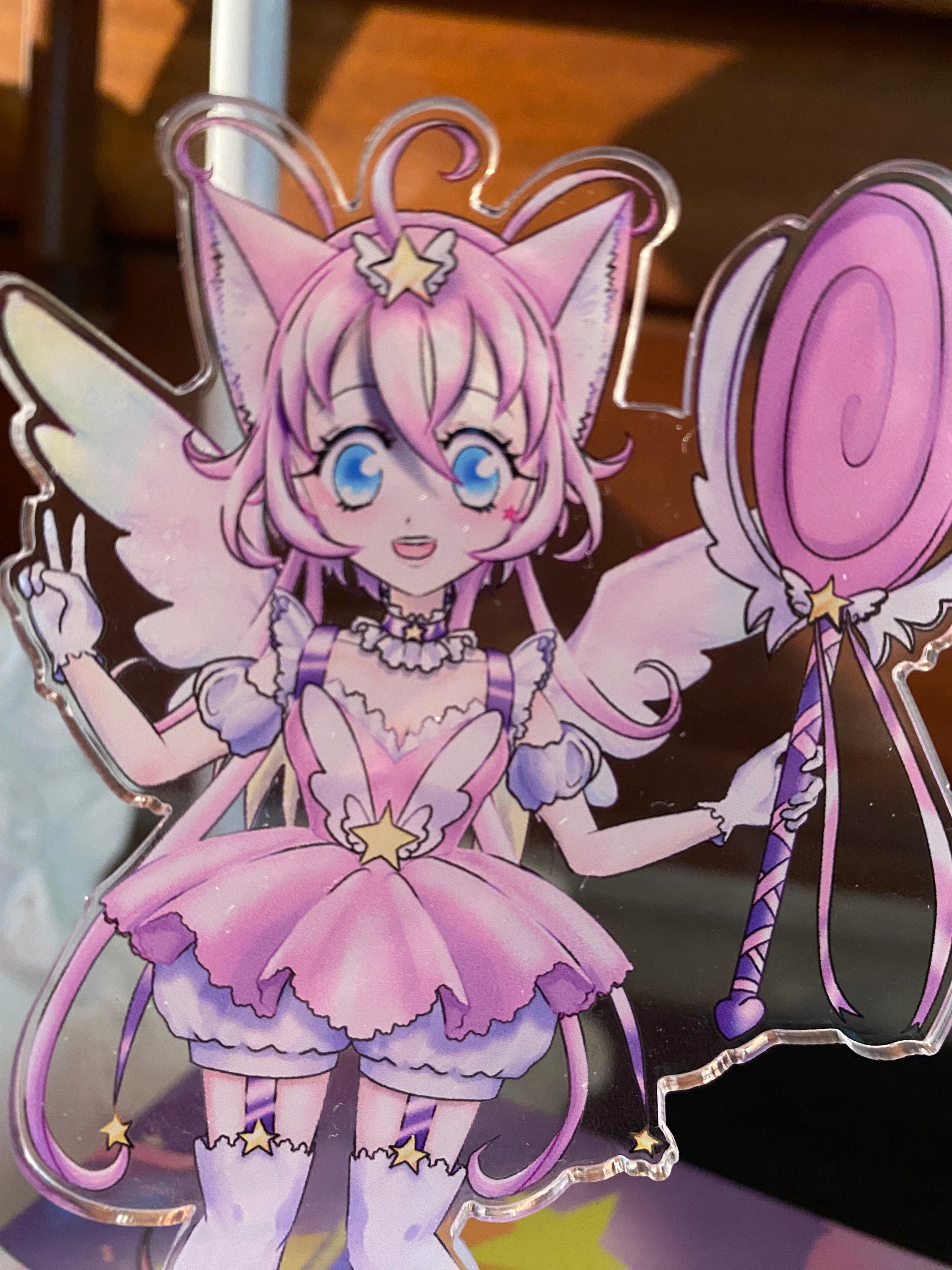 5 inch acrylic standee of VTuber and original manga character Magical Princess Sky