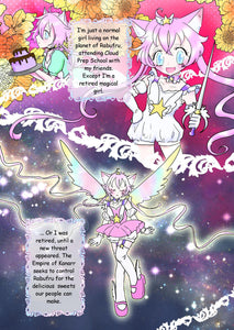 Custom full color manga page