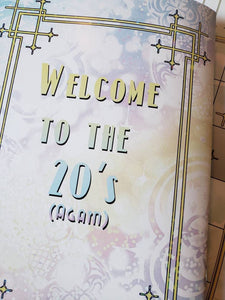 Kawaii 1920's Monthly Planner / calendar- kawaii, pastel, manga, 1920s, Art deco, flapper girls theme.