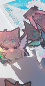Magical Princess Sky 3 x 2.68 holographic vinyl sticker