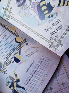 Kawaii 1920's Monthly Planner / calendar- kawaii, pastel, manga, 1920s, Art deco, flapper girls theme.