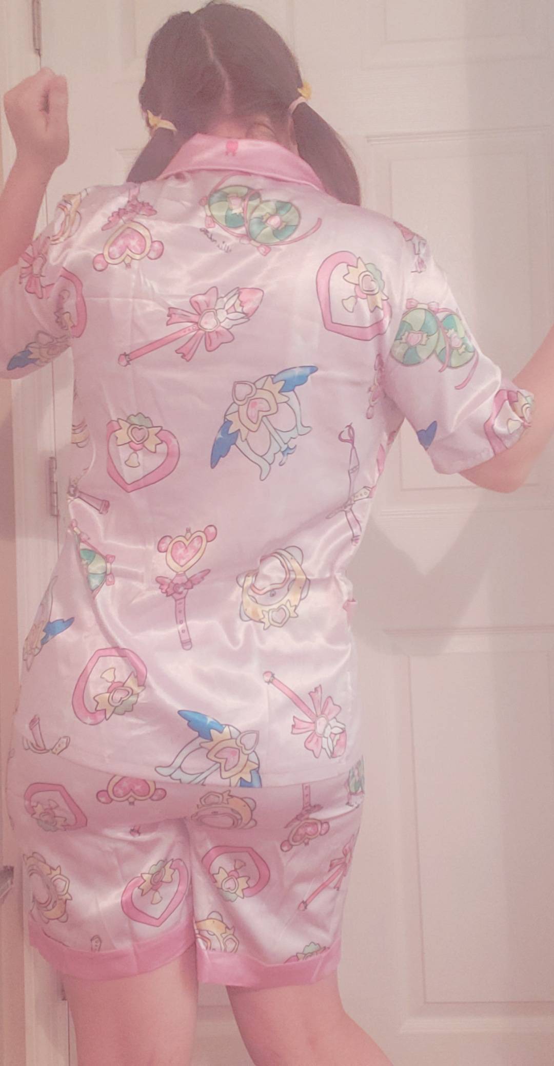 Custom Tokyo mew mew wand print Pajama set