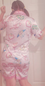 Custom Tokyo mew mew wand print Pajama set